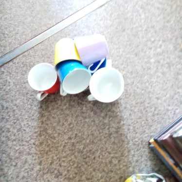 Puodeliai ir lėkštutės