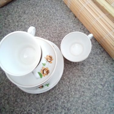 Puodeliai ir lėkštutės