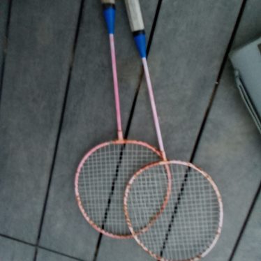Badmintono raketės