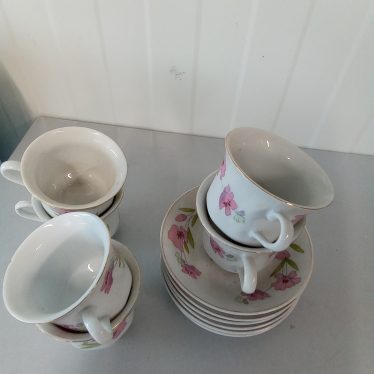 Puodeliai ir lėkštutės