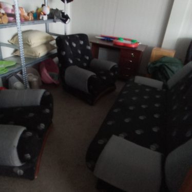 Sofa lova + du foteliai