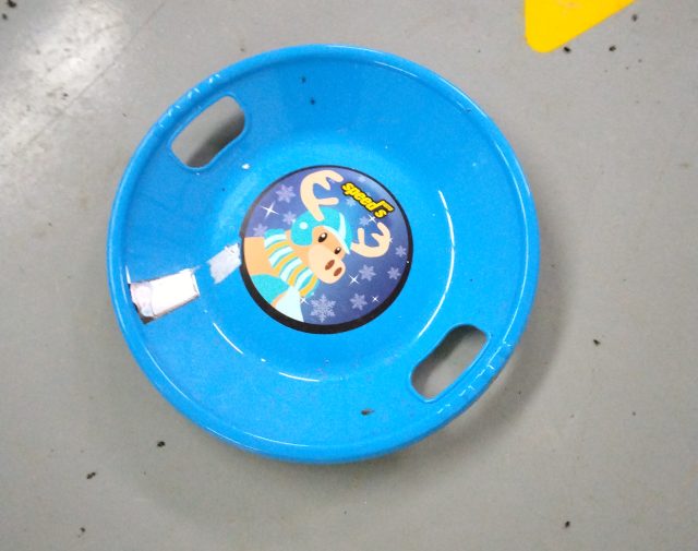 Slidinėjimo lėkštė