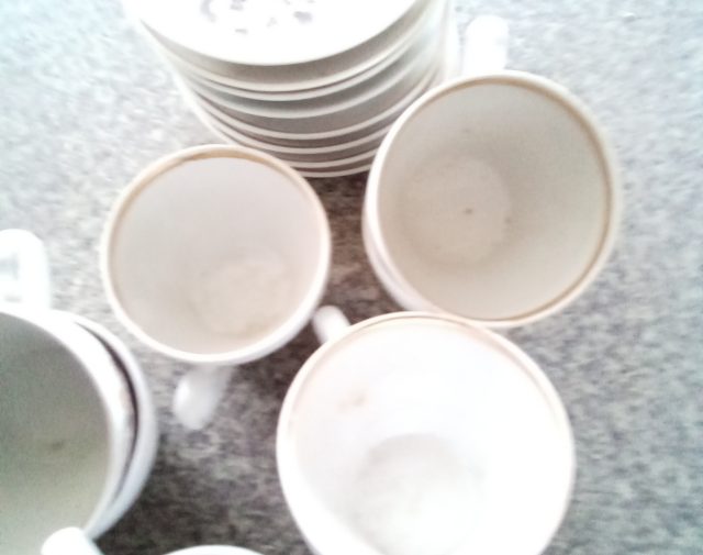 Puodeliai ir lėkštutės