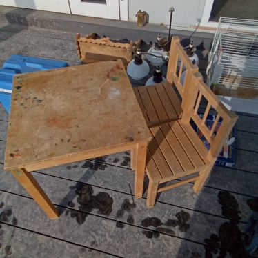 Vaikiškos Kėdutės Su stalu