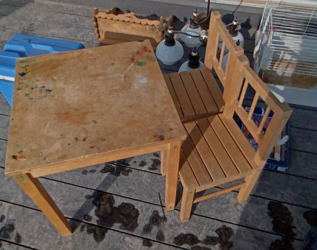 Vaikiškos Kėdutės Su stalu