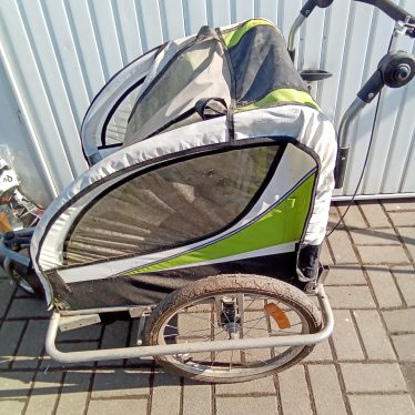 Vežimas prie dviračio