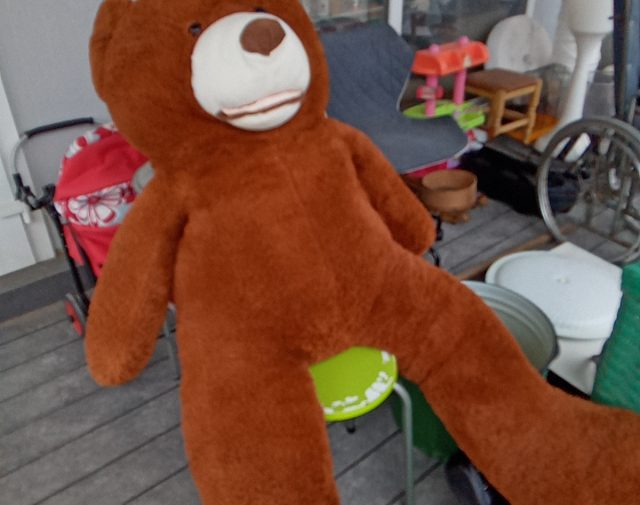 Didelis pliušinis meškiukas