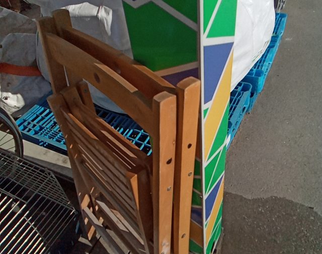 Sulankstomos lauko kėdes 2 vnt