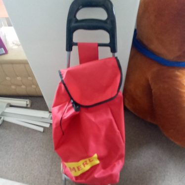 Pirkinių krepšys su ratukais