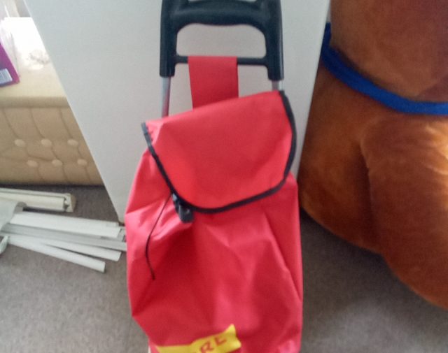 Pirkinių krepšys su ratukais