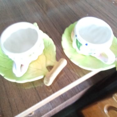 Puodeliai ir lėkštutės