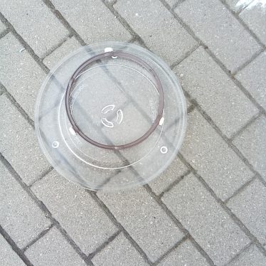 Mikrobangų krosnelės lėkštė