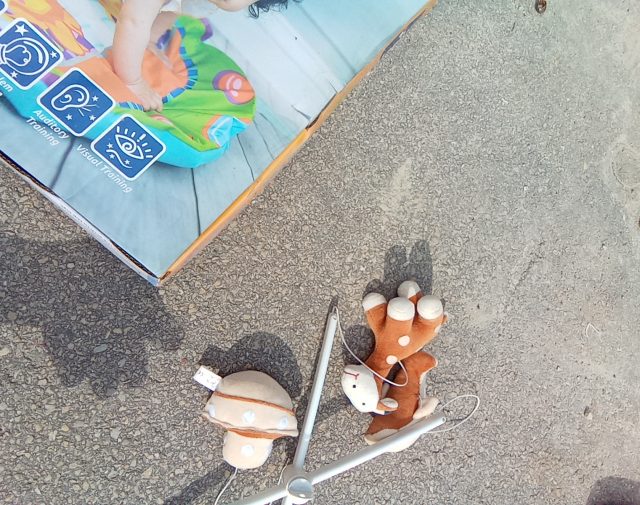 Karuselė ant lovytės